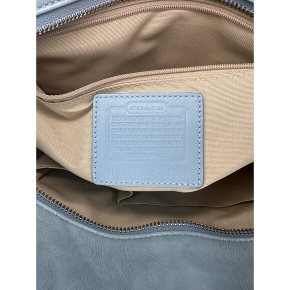 Coach Purse Gallery Eastwest  Tote B0973-F12839 Classic Beauty Chambray Blue - Picture 9 of 11